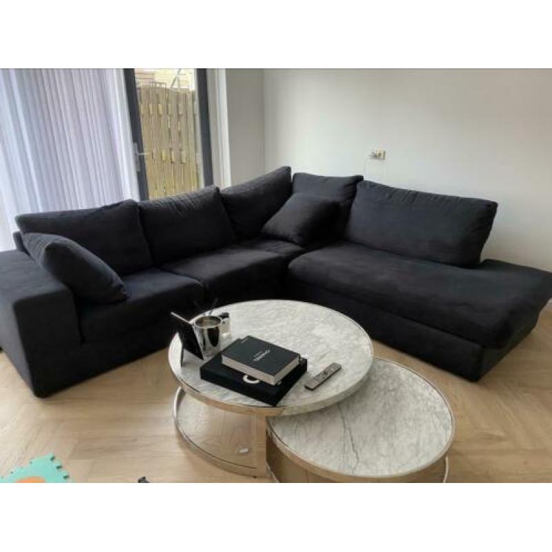Antraciet loungebank