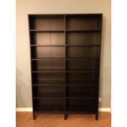 Zeer stevige IKEA boekenkast Stockholm zwart (142x220 cm)