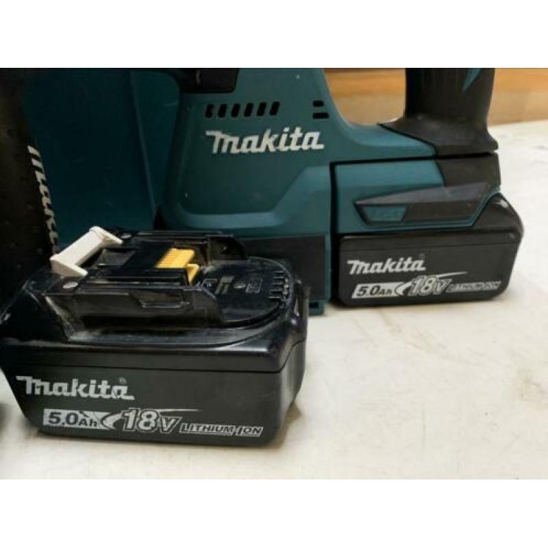 Makita DHR243 5.0Ah met filter 2xkop compleet