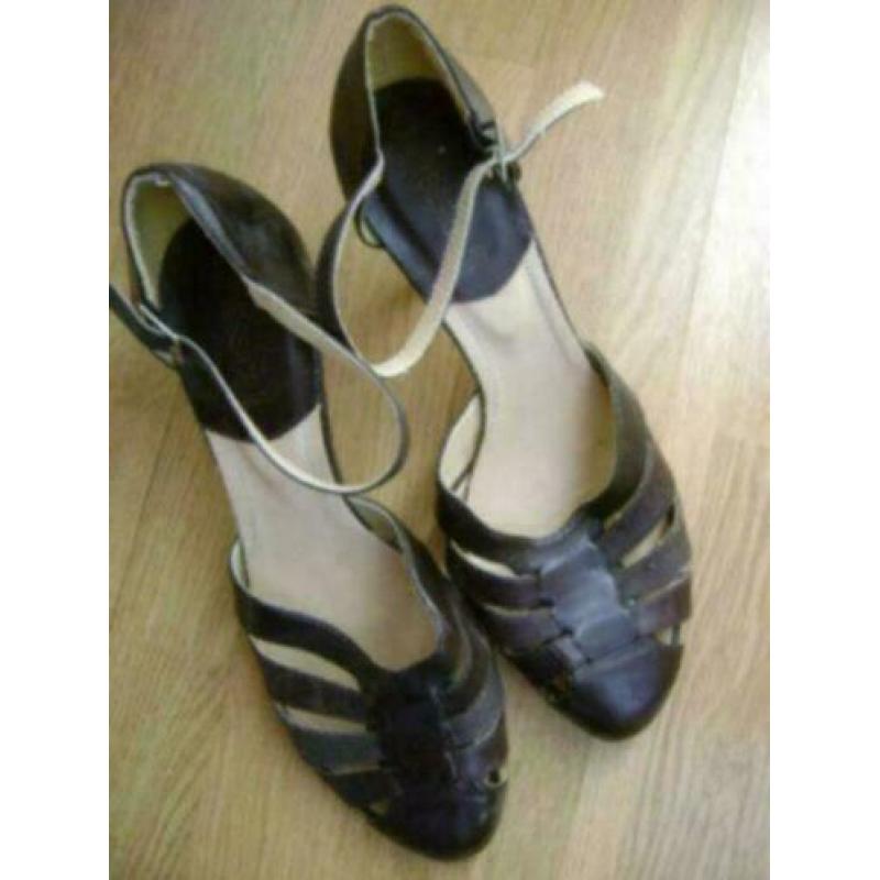 bruine schoenen met hakje maat 41