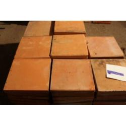 Verschillende soorten estrikken tegels terracotta