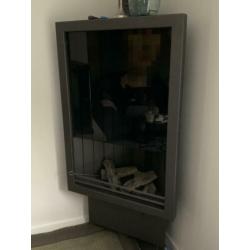 Zeer exclusieve open haard met zware ethanol brander.