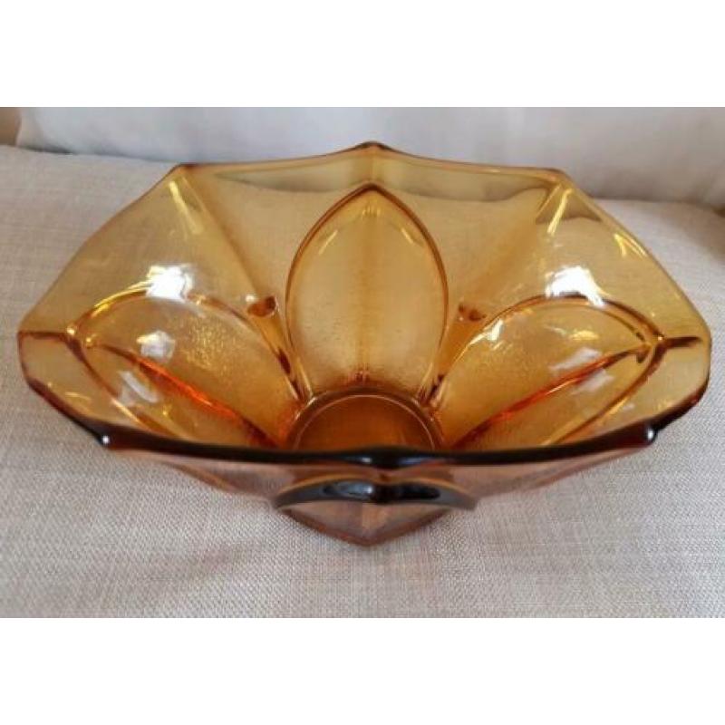 Art Deco glazen schaal, vaas