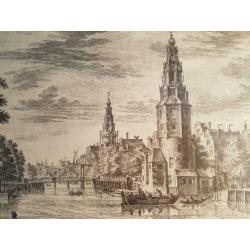 Ets Montelbaans toren Amsterdam