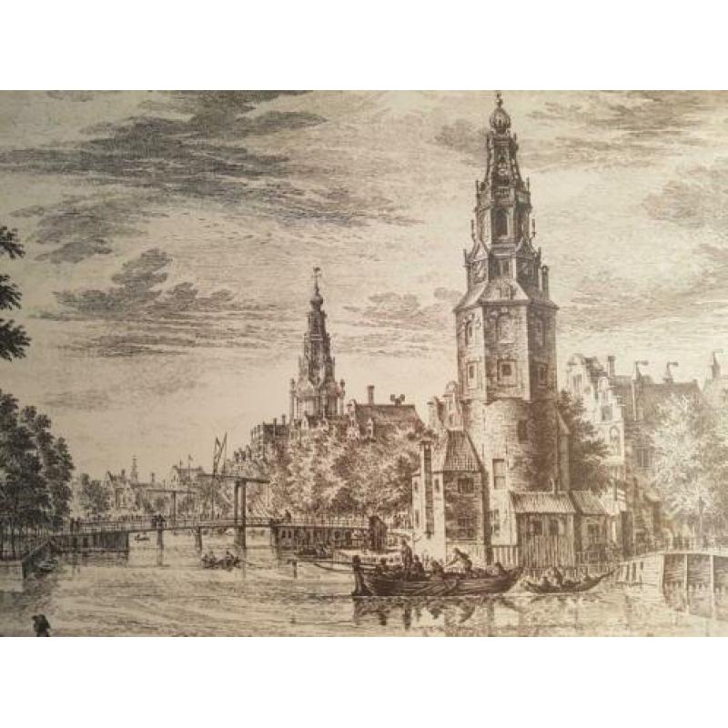 Ets Montelbaans toren Amsterdam
