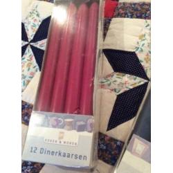Dinerkaarsen 2 pakken 2 x 12 stuks , 24 stuks
