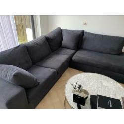 Antraciet loungebank