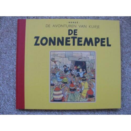 Kuifje "De Zonnetempel" - 99 exemplaren - HARDCOVER - 2018