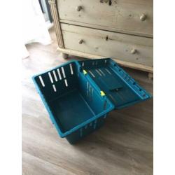 Katten vervoer box pet caddy opening aan de bovenkant