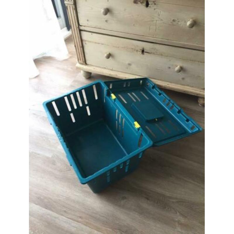 Katten vervoer box pet caddy opening aan de bovenkant
