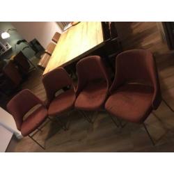 Set (4) Pastoe FM32 stoelen. Cees Braakman, vintage