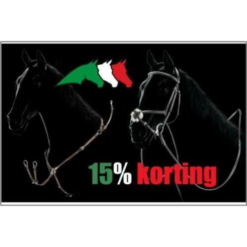 Luxe Equiline mexicaans hoofdstel en voortuig bruin of zwart