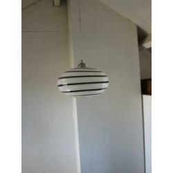 2x VandeHeg Zebra Swirl hanglampen (Ilu di vetro design ? )