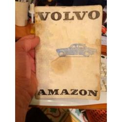 Volvo Amazon gebruiksaanwijzing