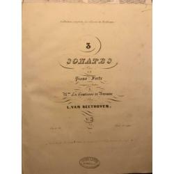 Beethoven;Pianosonates, ca.1840. Op.2,7, 10,13,14,22,26,27.