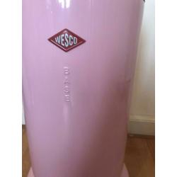 Wesco roze prullenbak