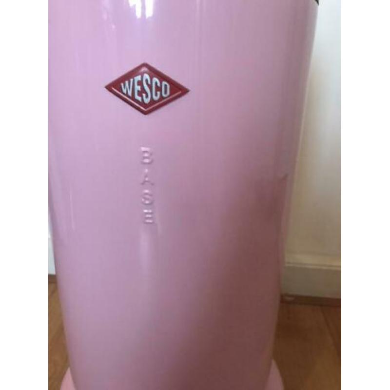 Wesco roze prullenbak
