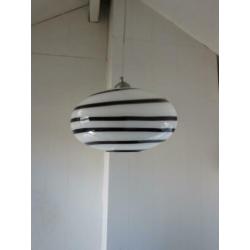 2x VandeHeg Zebra Swirl hanglampen (Ilu di vetro design ? )