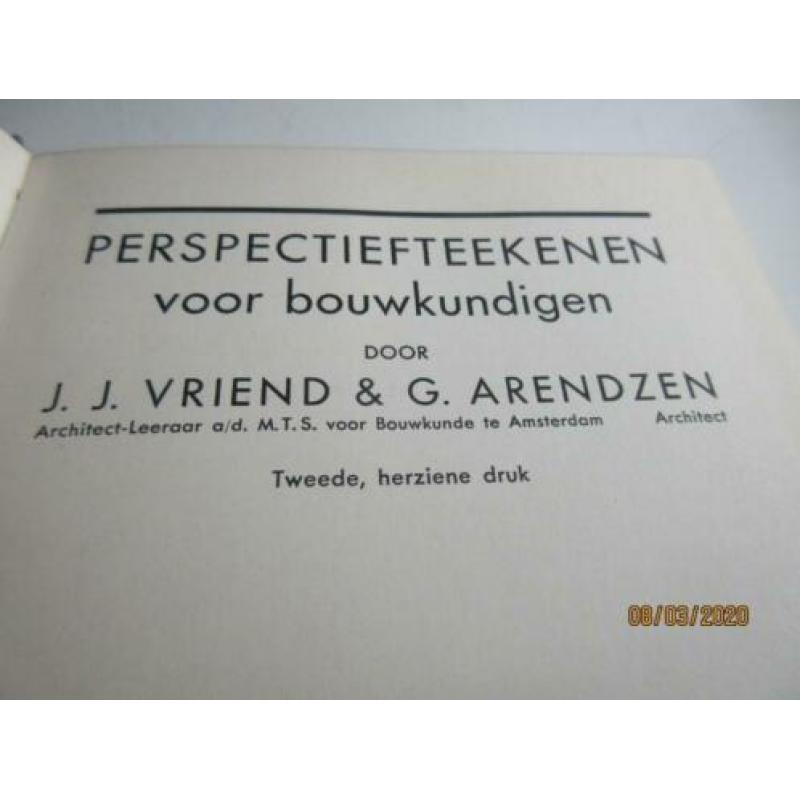 boeken perspectieftekenen voor bouwkundigen 1934