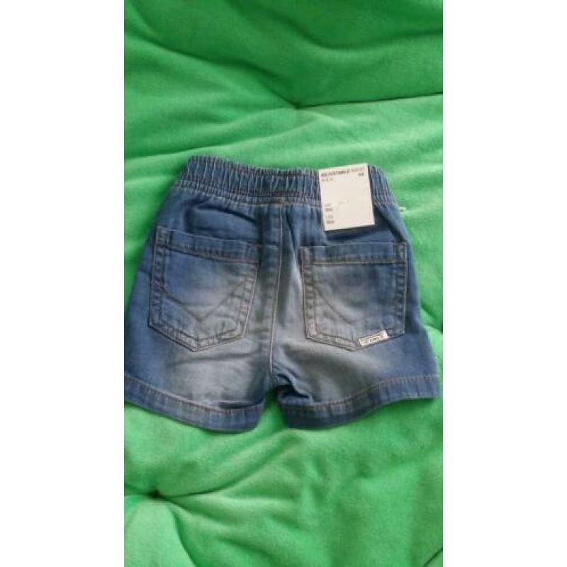 Name it Meisjes jeans broek shorts 68