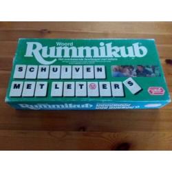 Rummikub woord bordspel van Goliath; groot formaat in pr.st.
