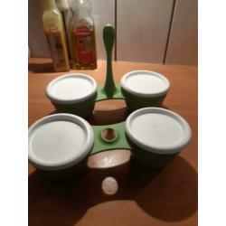Partyset Saturnus nieuw 250 ml ((6)) tupperware