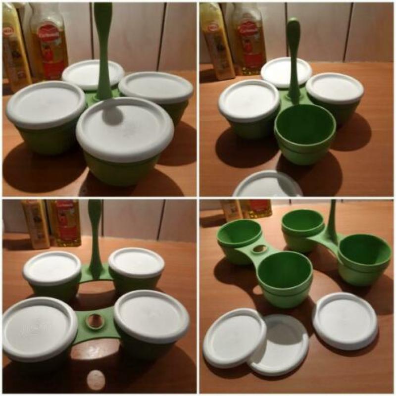Partyset Saturnus nieuw 250 ml ((6)) tupperware