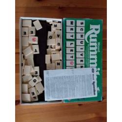 Rummikub woord bordspel van Goliath; groot formaat in pr.st.