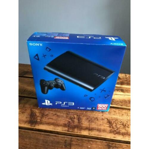 Lege doos Playstation 3 superslim 500GB. PS3 doos .Only Box!