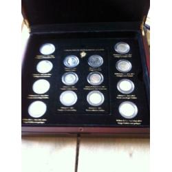 Eerbetoon aan gulden tijdperk platina/zilver kavel nr13