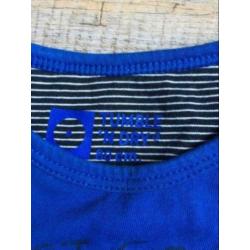 Super gaaf blauw shirtje van Tumble 'N Dry, maat 80, ZGAN!