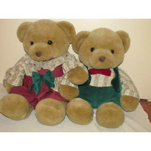 Beren knuffel man en vrouw 50 cm