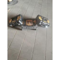 Dewalt koffers met karretje