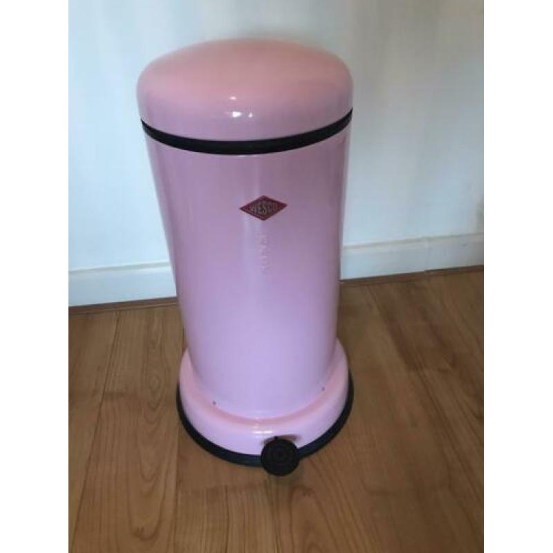Wesco roze prullenbak