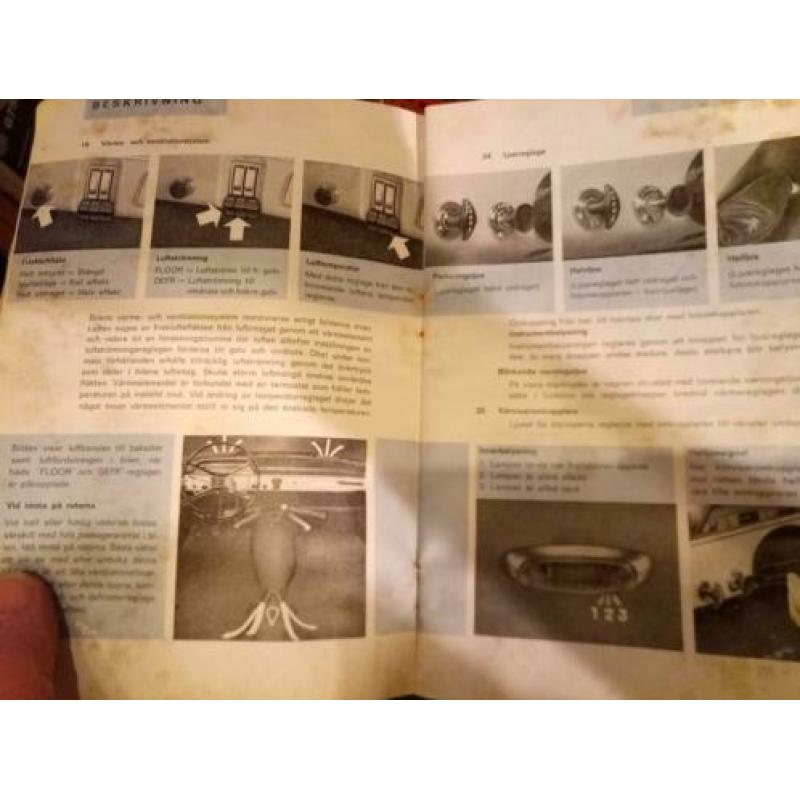Volvo Amazon gebruiksaanwijzing