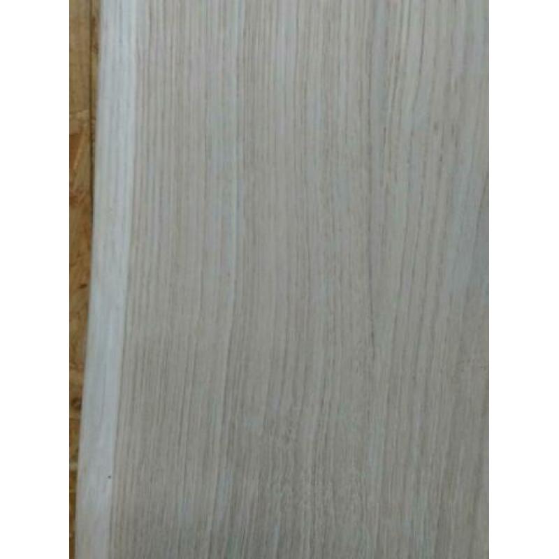 Massief Eiken plank blad met één boomstam rand 2400x400x40mm