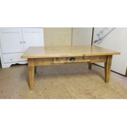 Eikenhout salon en eettafel