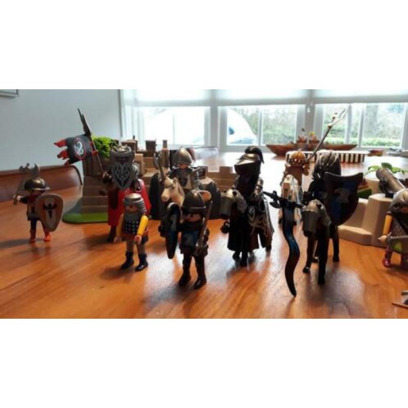 Playmobil ridder vestingen met ridders en accesoires