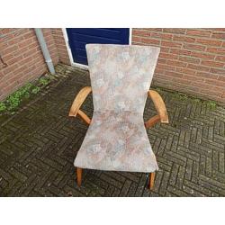 Leuke Retro Stoel - webe brocante eiken gelderland Vintage