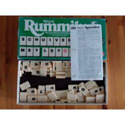 Rummikub woord bordspel van Goliath; groot formaat in pr.st.