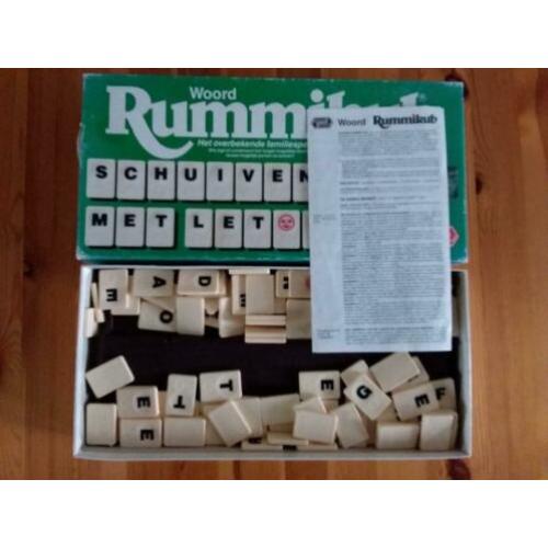 Rummikub woord bordspel van Goliath; groot formaat in pr.st.