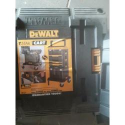 Dewalt koffers met karretje