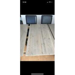 Eettafel verstelbaar van 1,5m naar 2m