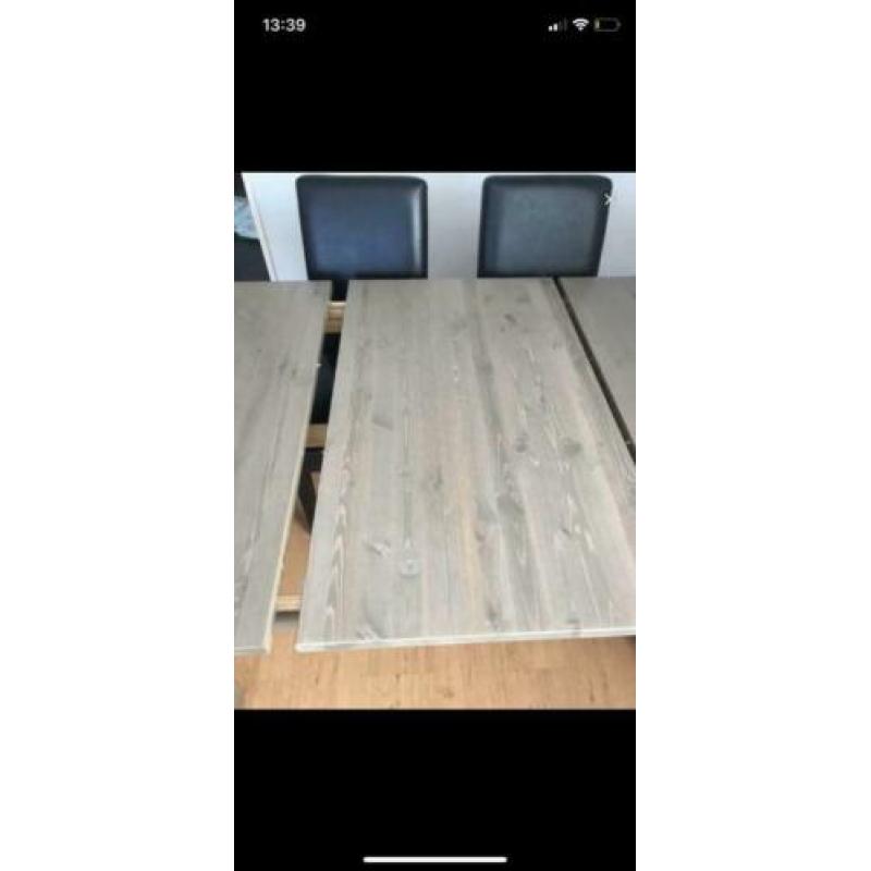 Eettafel verstelbaar van 1,5m naar 2m