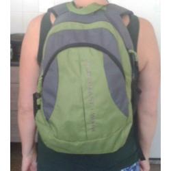 (Wandel) rugzak, groen, ca20 ltr, daypack
