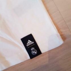 Real Madrid Adidas shirt maat L wit zwart