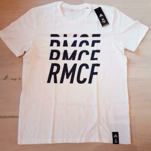 Real Madrid Adidas shirt maat L wit zwart