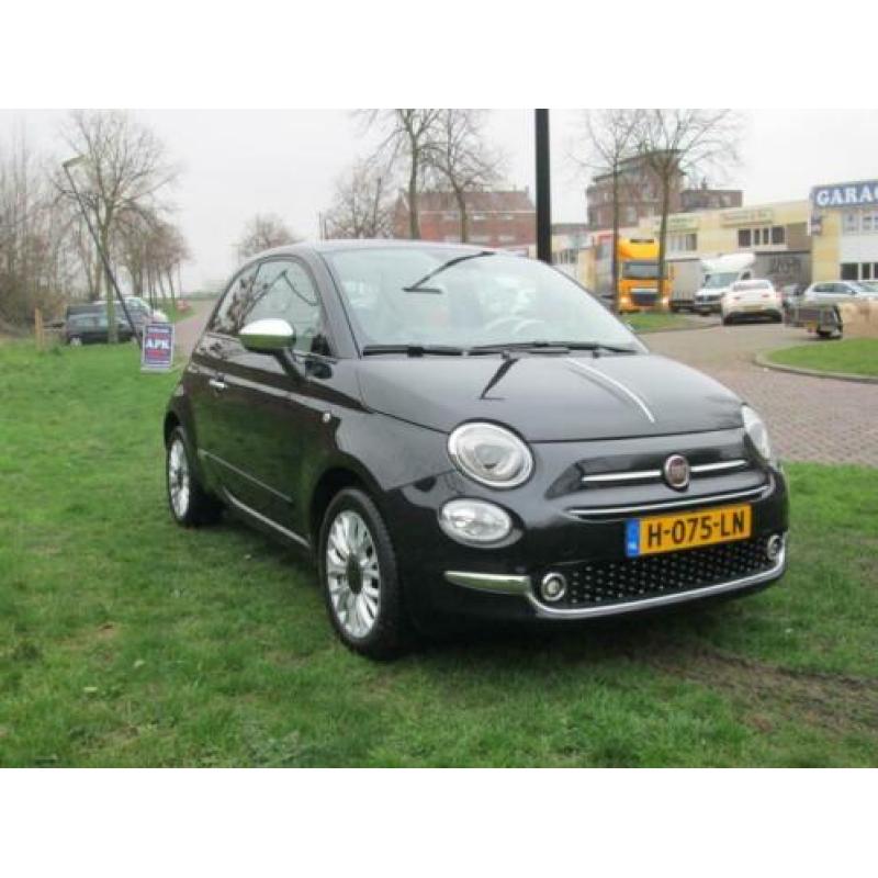 Fiat 500 1.2 AUT 2018 Zwart