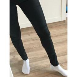 H&M Spijkerbroek Zwart Leer 27/32