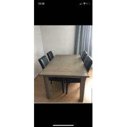 Eettafel verstelbaar van 1,5m naar 2m